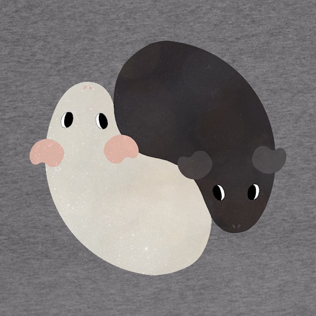 Yin Yang Guinea Pigs by Ratfrens